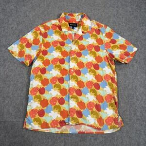 Bonobos Riviera Cabana Short Sleeve Button Down Shirt Men's Size Medium